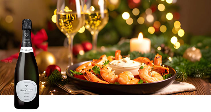 Quel champagne accorder avec le plat de Noël ?