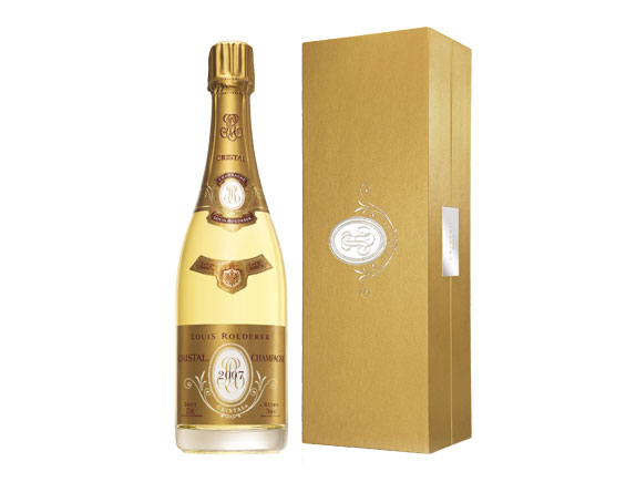 Champagne Louis Roederer Cristal 2015 sous coffret - wineandco