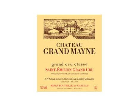 CHÂTEAU GRAND MAYNE rouge 1996