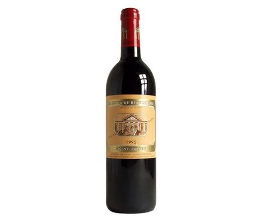 LA CROIX DE BEAUCAILLOU rouge 1995, Second vin du Château Ducru-Beaucaillou