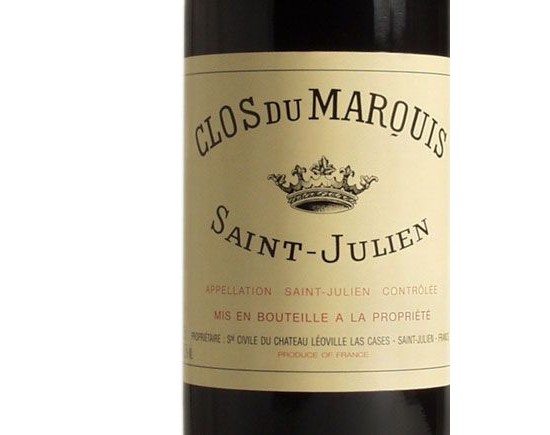 CLOS DU MARQUIS rouge 2000, Second vin du Château Léoville Las Cases