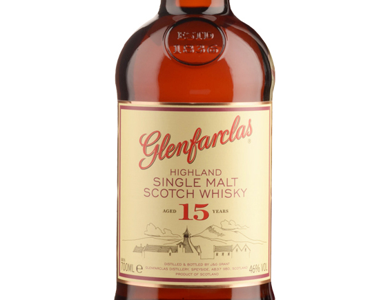 Whisky Glenfarclas 15 ans single malt sous étui
