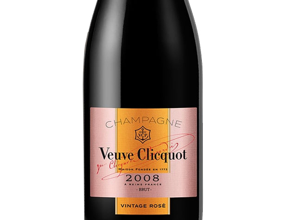 Champagne Veuve Clicquot Vintage rosé 2008 sous étui