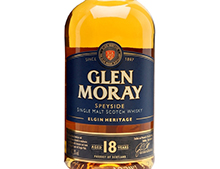 Whisky Glen Moray 18 ans sous étui