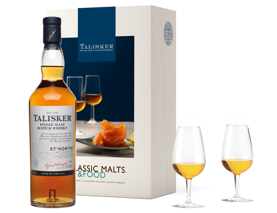 COFFRET MALTS AND FOOD WHISKY TALISKER 57° NORTH 