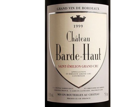 CHATEAU BARDE HAUT 2012