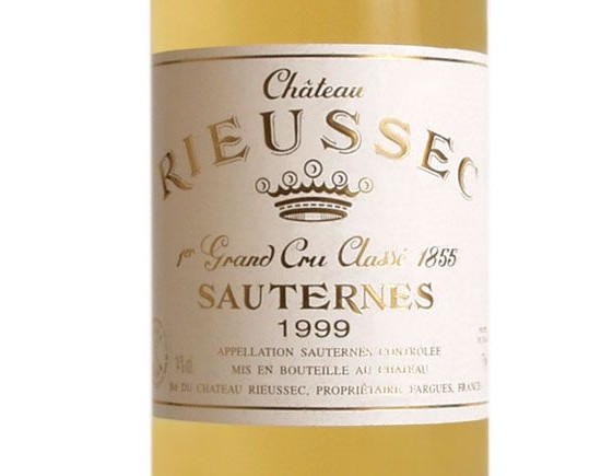 CHÂTEAU RIEUSSEC blanc liquoreux 1999, Premier Cru Classé en 1855