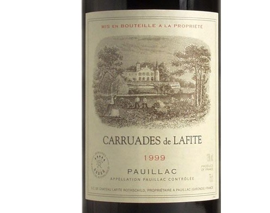 CARRUADES DE LAFITE rouge 1999, Second Vin du Château Lafite-Rothschild