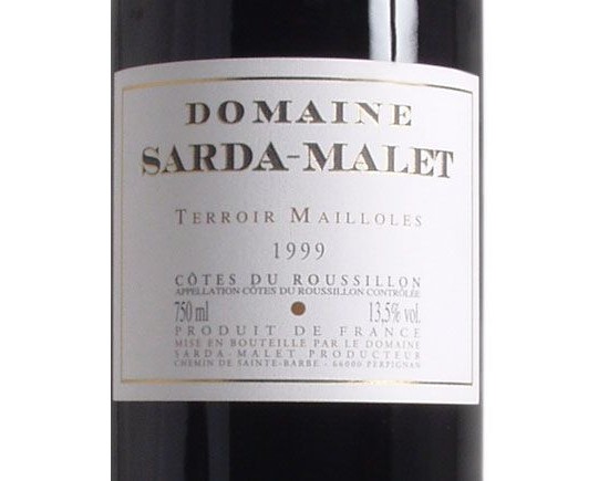 DOMAINE SARDA MALET ''Terroir Mailloles'' rouge 2001