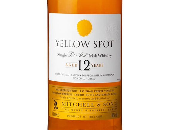 Whisky Yellow Spot 12 Ans single Pot Still 46° sous étui