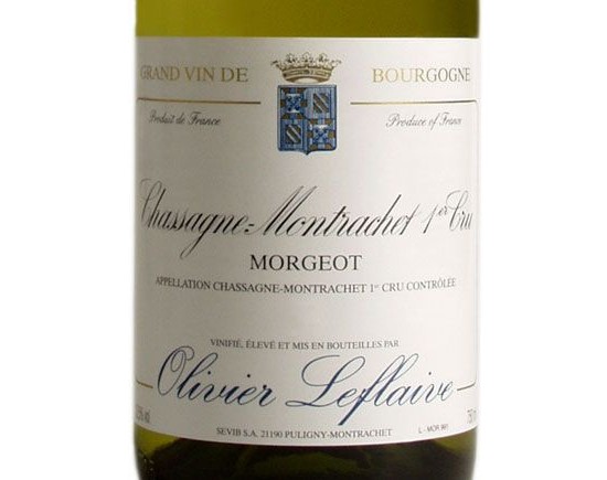 OLIVIER LEFLAIVE CHASSAGNE-MONTRACHET 1er Cru ''Morgeot'' blanc 2003