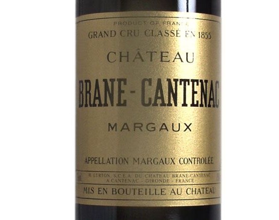 CHÂTEAU BRANE-CANTENAC rouge 2004 , Second Grand Cru Classé en 1855, 