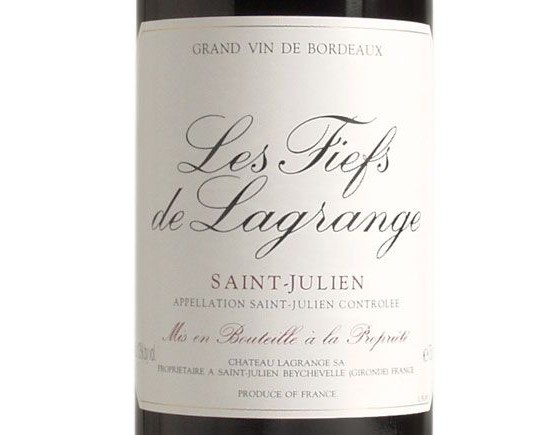 LES FIEFS DE LAGRANGE rouge 2004 , Second Vin du Château Lagrange