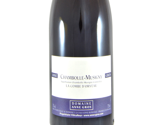 DOMAINE ANNE GROS CHAMBOLLE MUSIGNY LA COMBE D'ORVEAU 2018