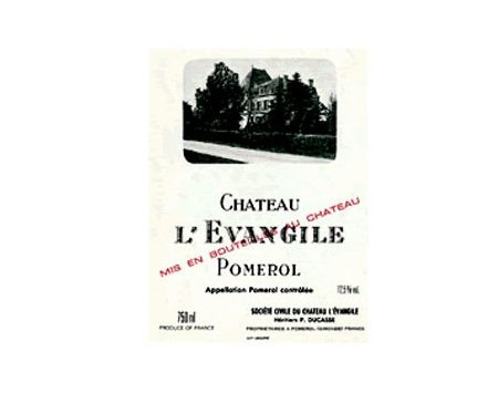 CHÂTEAU L'EVANGILE rouge 1995