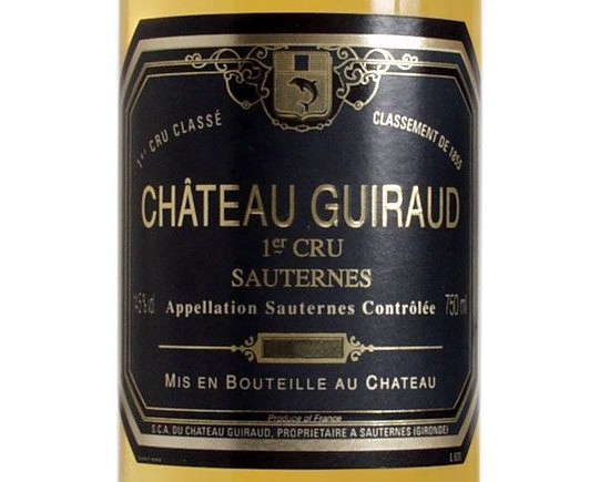 CHÂTEAU GUIRAUD blanc liquoreux 1999, Premier Cru Classé en 1855