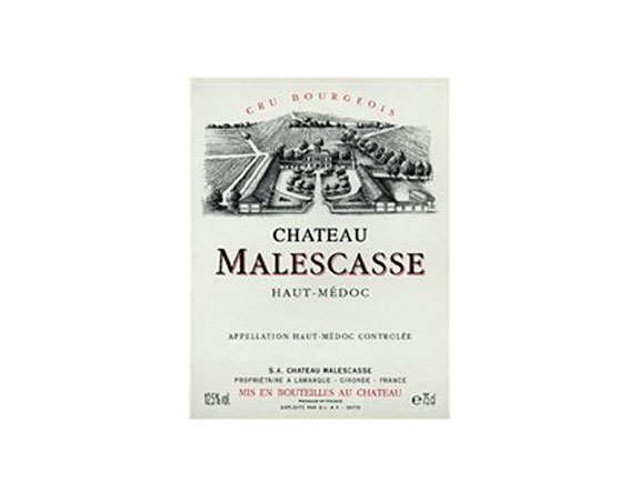 CHÂTEAU MALESCASSE rouge 1996, Cru Bourgeois