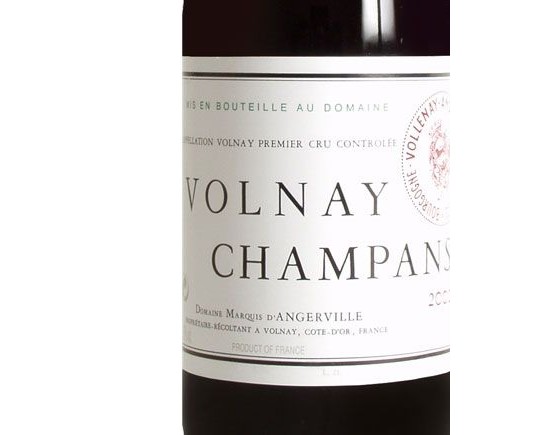 DOMAINE MARQUIS D'ANGERVILLE VOLNAY 1er cru CHAMPANS rouge 2002