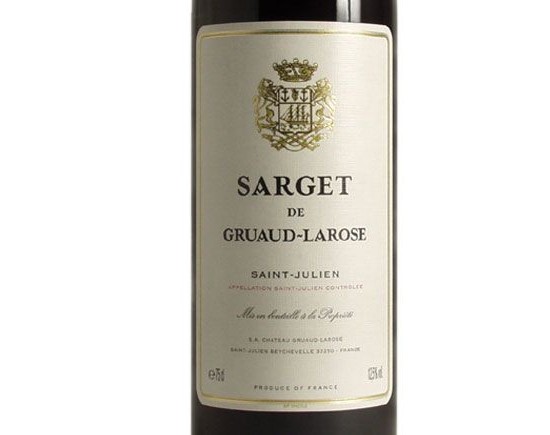 SARGET DE GRUAUD-LAROSE rouge 2004, 