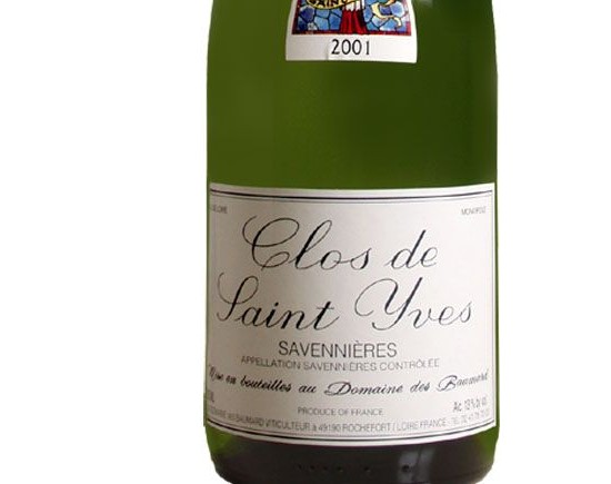 DOMAINE DES BAUMARD SAVENNIÈRES ''Clos Saint Yves'' blanc 2001