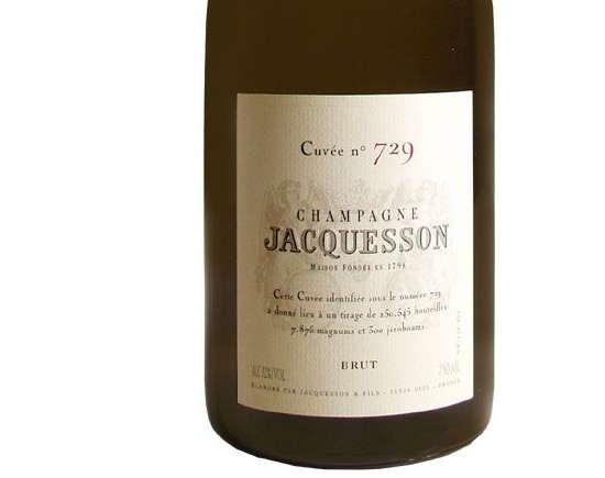 CHAMPAGNE JACQUESSON Cuvée n°729