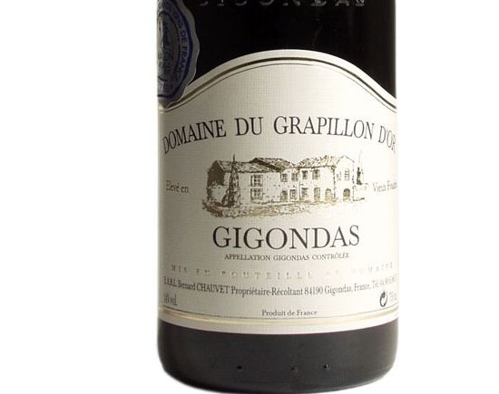 DOMAINE DU GRAPILLON D'OR GIGONDAS rouge 2004