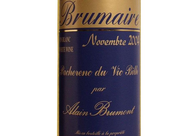 CHÂTEAU BOUSCASSÉ BRUMAIRE Pacherenc du Vic Bilh blanc doux 2004 - 50 cl