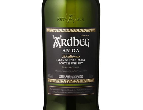 Whisky Ardbeg An Oa Sous Étui