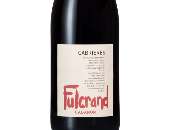L'Estabel Languedoc Cabrières Fulcrand Cabanon rouge 2023