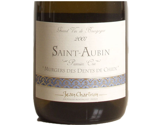 Jean Chartron Saint-Aubin 1er Cru les Murgers Dents de Chien 2007