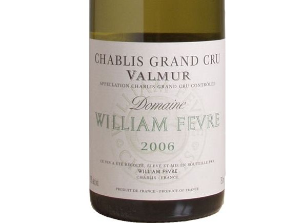 WILLIAM FEVRE CHABLIS GRAND CRU ''VALMUR'' 2006 Blanc
