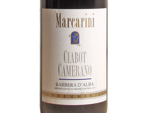 MARCARINI Barbera d'Alba Ciabot Camerano rouge 2007