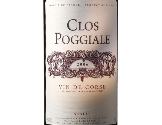 Clos Poggiale Corse rouge 2006