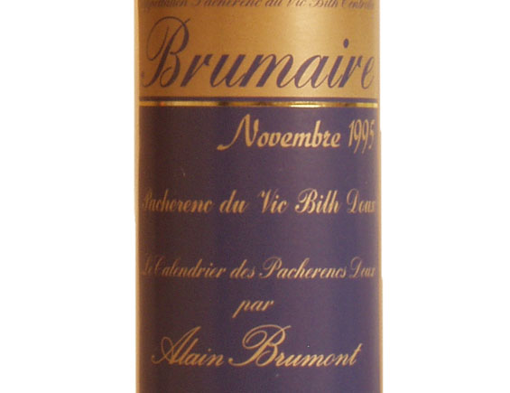 Domaine Alain Brumont Château Bouscassé Brumaire Pacherenc du Vic Bilh blanc doux 1995