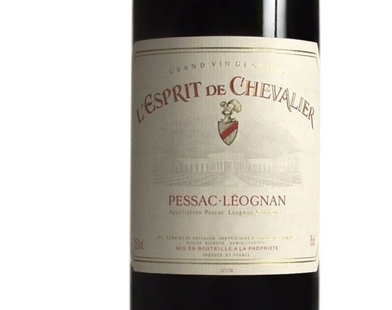L'ESPRIT DE CHEVALIER rouge 2007, Second Vin du Domaine de Chevalier