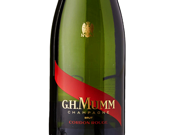Champagne GH. Mumm Cordon Rouge sous étui