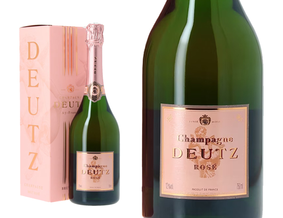 Champagne Deutz Brut rosé sous étui 