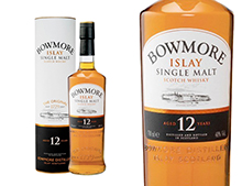 Whisky Bowmore 12 ans single malt sous étui 