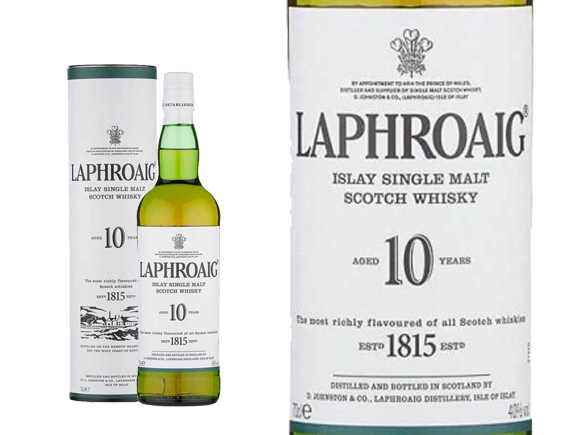 Whisky Laphroaig 10 ans sous étui