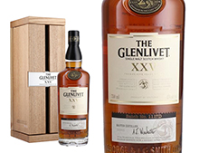 Whisky The Glenlivet 25 ans sous coffret bois