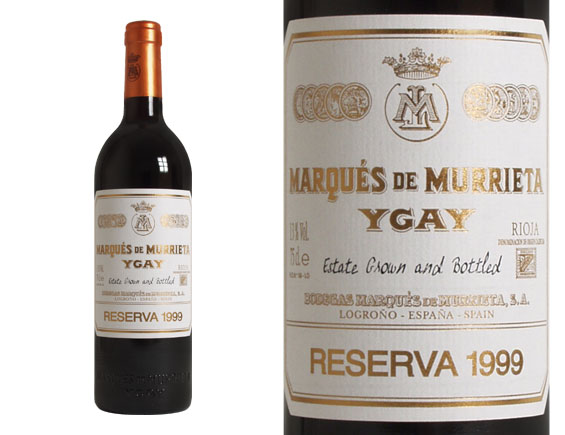 Rioja ''Reserva'' rouge 1999