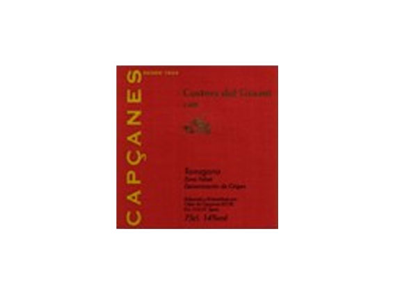 CAPCANES ''COSTER DEL GRAVET'' rouge 2000