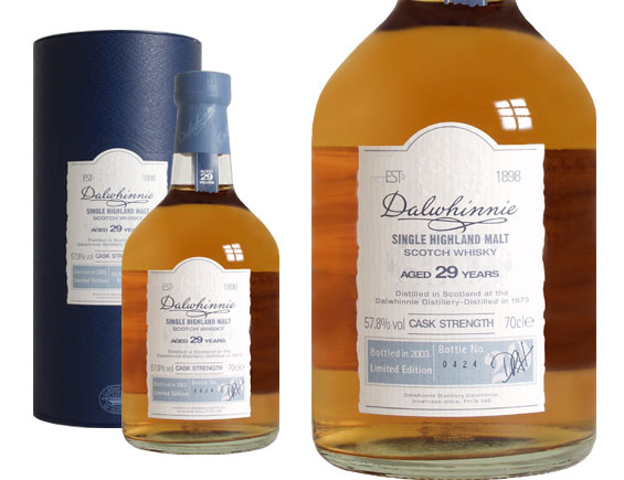 WHISKY DALWHINNIE 29 ans