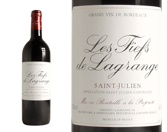 LES FIEFS DE LAGRANGE rouge 2003, Second Vin du Château Lagrange