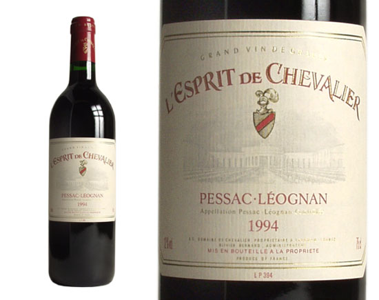 L'ESPRIT DE CHEVALIER rouge 1994, Second Vin du Domaine de Chevalier