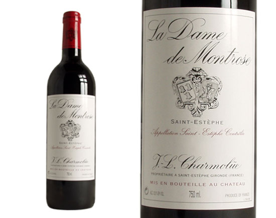 LA DAME DE MONTROSE rouge 2002, Second vin du Château Montrose