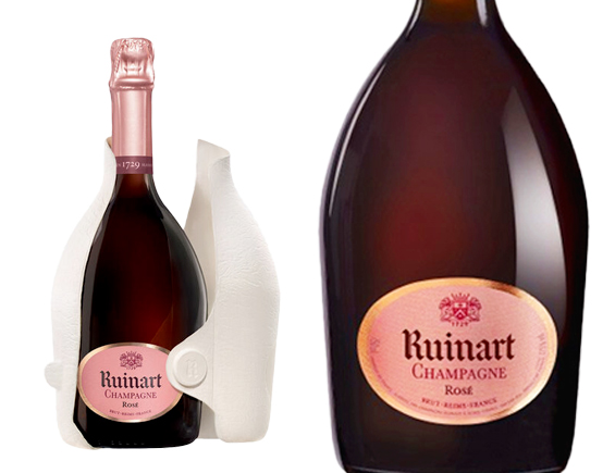 Champagne Ruinart Brut rosé étui seconde peau