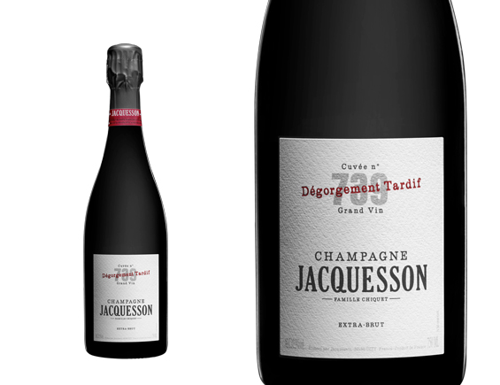 Champagne Jacquesson n°739 Dégorgement Tardif