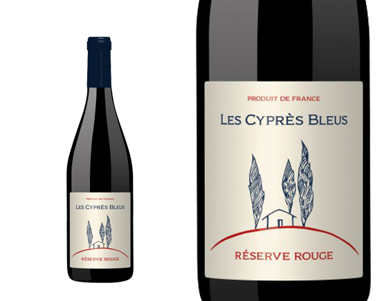 Les Cyprès Bleus Réserve Rouge by Jeff Carrel