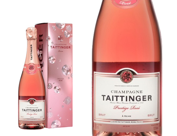 Champagne Taittinger Brut Prestige rosé sous étui 